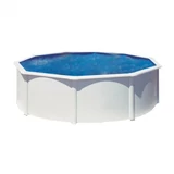 Kép 2/2 - Pontaqua White fémfalas családi medence, 4.60x1.20m