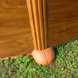 Kép 3/3 - Pontaqua Wood fémfalas ovális medence 6.10x3.75x1.20m