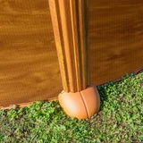 Kép 3/3 - Pontaqua Wood fémfalas medence, ovális, 5x3x1.2m