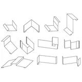 Kép 6/6 - Bádogos élhajlító gép görgős ollóval, 2150mm, 110kg