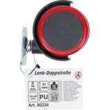 Kép 3/3 - BGS-80336 Kerék fekete/piros, 50mm