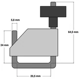 Kép 2/2 - BGS-1826 Tömlő szorító 15 mm