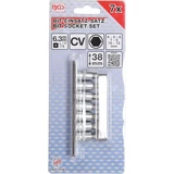 Kép 2/2 - BGS-2161 Behajtófej készlet 6,3 mm (1/4") 4-12mm, 7 darabos