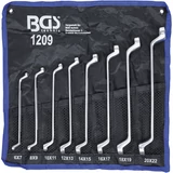 Kép 1/5 - BGS-1209 Csillagkulcs-készlet, hajlított 6x7-20x22mm (8db)