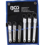 Kép 1/2 - BGS-8665 Speciális racsnis kulcs készlet 10-22mm, 6 darabos
