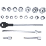 Kép 7/8 - BGS-15113 Dugókulcskészlet 20mm (3/4&quot;) 19-50mm, 20 darabos