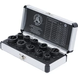 Kép 3/6 - BGS-20210 Spirálbites dugókulcskészlet, csavarkiszedő, 10mm (3/8&quot;) 9-19mm, 10 darabos