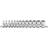 Kép 1/3 - BGS-2150 Gear Lock Dugókulcskészlet 6,3mm (1/4") 13 darabos