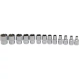 Kép 2/3 - BGS-2150 Gear Lock Dugókulcskészlet 6,3mm (1/4") 13 darabos