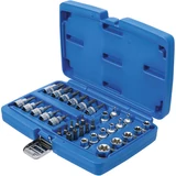 Kép 3/6 - BGS-5021 Behajtófej- és dugókulcsbetét-készlet, T-profil 10mm (3/8") 34 darabos