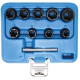 Kép 1/2 - BGS-5265 Speciális dugókulcs készlet 3/8”, 10-19mm (10db)