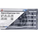 Kép 4/4 - BGS-6110 Billenős hosszabbító készlet 6,3mm (1/4&quot;) 5 darabos