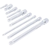 Kép 1/4 - BGS-6113 Billenős hosszabbító készlet 6,3mm (1/4") / 10mm / (3/8") / 12,5mm (1/2"), 9 darabos