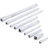 Kép 2/4 - BGS-6113 Billenős hosszabbító készlet 6,3mm (1/4") / 10mm / (3/8") / 12,5mm (1/2"), 9 darabos