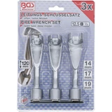 Kép 4/4 - BGS-8450 Vezetékkulcs készlet, nyitott 12,5mm (1/2&quot;) 14-17-19mm