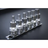Kép 2/4 - BGS-8887 Behajtófej-készlet 12,5mm (1/2") belső hatszögletű 6-14mm, 6 darabos