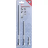 Kép 4/4 - BGS-2233 Billenős hosszabbító készlet 6,3mm (1/4") 3 darabos