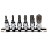Kép 1/2 - BGS-2162 Behajtófej készlet XZN 6,3mm (1/4") M4 - M12, 6 darabos