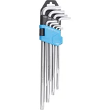 Kép 2/4 - BGS-793 Derékszögű kulcs készlet, extra hosszú (Torx) T10-T50, 9 darabos