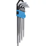 Kép 1/4 - BGS-799 Imbuszkulcs készlet coll 1/16"-3/8", 9 db-os, CV.