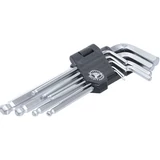 Kép 1/5 - BGS-815 Imbuszkulcs készlet gömbfejű 1.5 - 10 mm