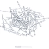 Kép 2/3 - BGS-75847 Popszegecs készlet 3,2mm (50db)