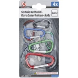 Kép 3/3 - BGS-80872 Karabineres kulcstartó készlet, 4 részes