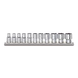 Kép 1/2 - Beta 920AS/SB11 11 részes 1/2&quot; tizenkétszögű dugókulcs készlet tartóval