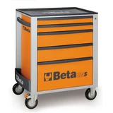 Kép 1/6 - Beta C24S/5 ötfiókos szerszámoskocsi, narancssárga