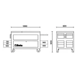Kép 7/7 - Beta C30S MaxiTank mobil munkapad