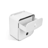 Kép 3/4 - Bewello WC-papír tartó szekrény, fehér, 205x125x220mm