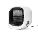Kép 1/4 - Bewello hordozható mini léghűtő ventilátor, fehér