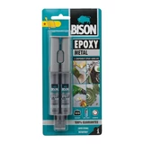 Kép 2/2 - Bison fémszínű epoxi ragasztó, 2 komponensű, 24ml 