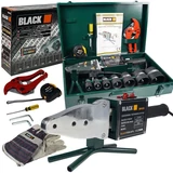 Kép 1/5 - Black 38400 csőhegesztő gép 2700W, 16-63mm