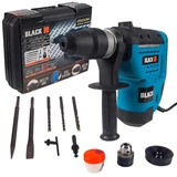 Kép 1/6 - Black 12255 SDS ütvefúró, 3 funkció, 2500W