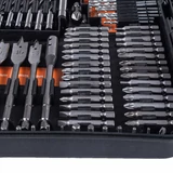 Kép 8/8 - Black 33302 HSS fémfúró készlet 216db-os