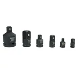 Kép 4/4 - Black 13556 dugókulcs adapter készlet, CrV, 1/2"-3/8", 6db-os