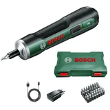 Kép 1/2 - Bosch PushDrive akkus csavarozó töltővel, 32db-os bitkészlettel, 3.6V, 1.5Ah, 5Nm