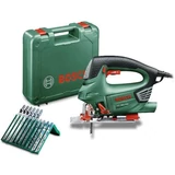 Kép 1/7 - Bosch PST 800 PEL dekopírfűrész kofferben, fűrészlap készlettel, 530W, 80mm