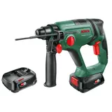 Kép 1/7 - Bosch Universal Hammer akkus fúrókalapács kofferban, SDS-Plus, 18V, (2db 2.5Ah akkuval és töltővel)