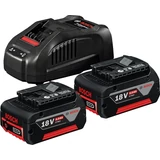 Kép 1/2 - Bosch GBA akku és töltő, 18V, 2x5Ah