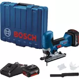 Kép 1/6 - Bosch GST 185-LI akkus beszúrófűrész kofferben, 18V, 26mm (2db 4Ah akkuval és töltővel)