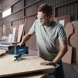 Kép 5/6 - Bosch GST 185-LI akkus dekopírfűrész kofferben, 18V, 26mm (2db 4Ah akkuval és töltővel)