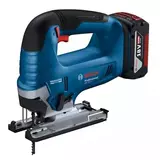 Kép 1/5 - Bosch GST 185-LI akkus dekopírfűrész kofferben, 18V, 26mm (4Ah akkuval és töltővel)