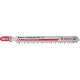Kép 1/3 - Bosch Expert T301CHM Plastic Composites Clean dekopírfűrészlap, T-befogás, 117mm, 3db