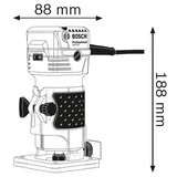Kép 3/5 - Bosch GKF 550 élmaró, 6mm, 550W