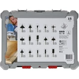 Kép 3/3 - Bosch él- és profilmaró készlet, 6mm, 15db