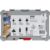 Kép 3/3 - Bosch él- és profilmaró készlet, 6mm, 6db