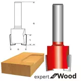 Kép 2/2 - Bosch Expert for Wood csuklópánt horonymarószár, 8x19x12.5mm