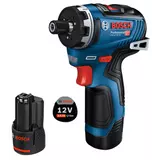 Kép 1/5 - Bosch GSR 12V-35 HX akkus fúrócsavarozó, 12V, 10mm (2db 3Ah akkuval és töltővel)